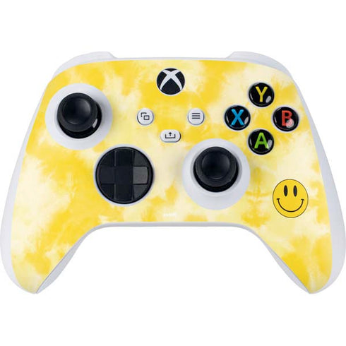 Yellow Tie Die Xbox Series S Controller Skin